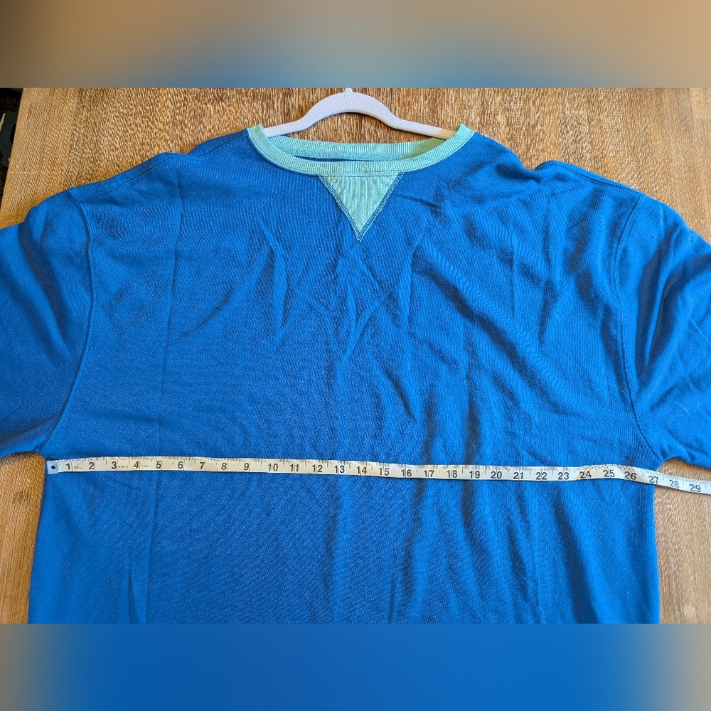 Free People Blue Crew Neck Sweater - Picture 7 of 12